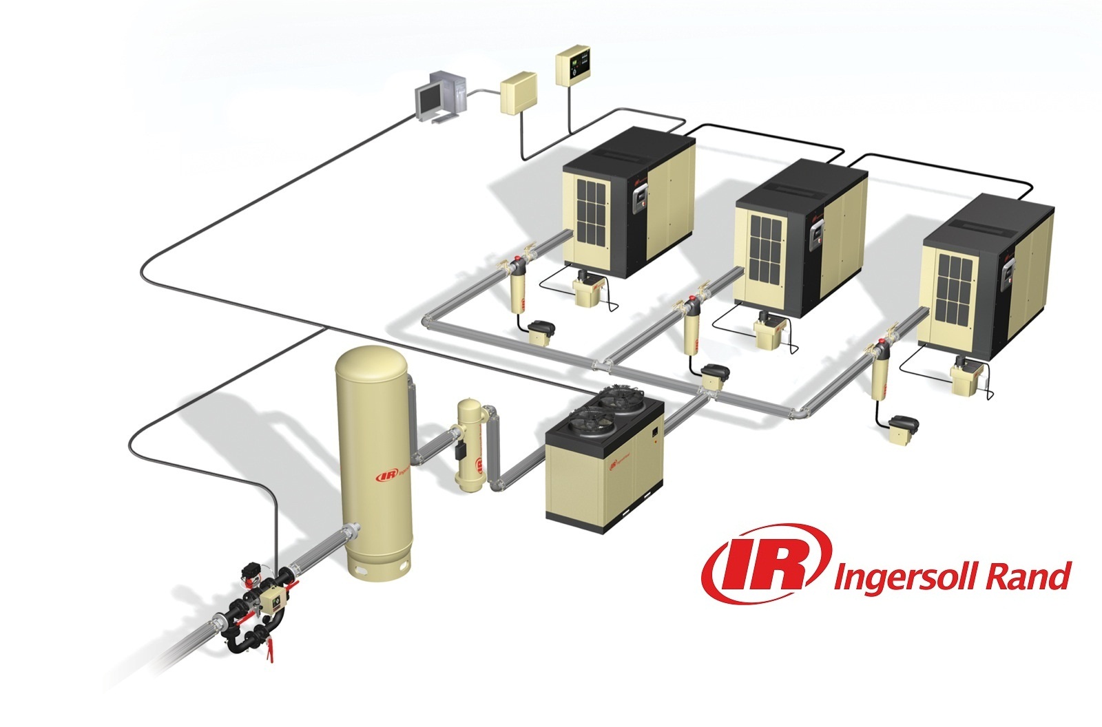 ARC Ar Comprimido  Compressores de Ar Ingersoll Rand Serie R - ARC Ar  Comprimido Soluções em Ar Comprimido, manutenção em compressores,  ferramentas pneumática, bombas de vácuo